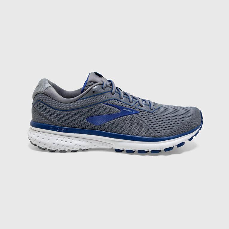 Brooks Ghost 12 Israel - Men's Road Running Shoes - Grey (87120-XEZF)